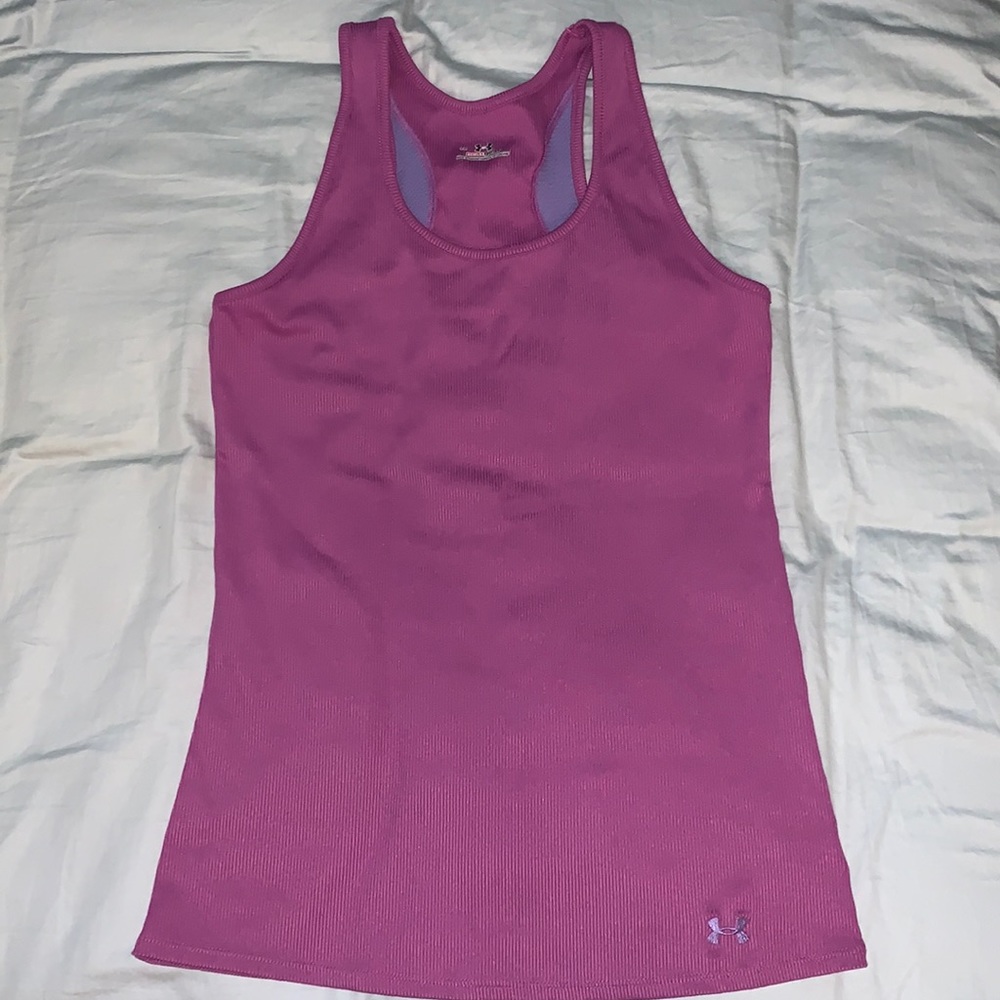 COPY - Under Armour heat gear purple tank top